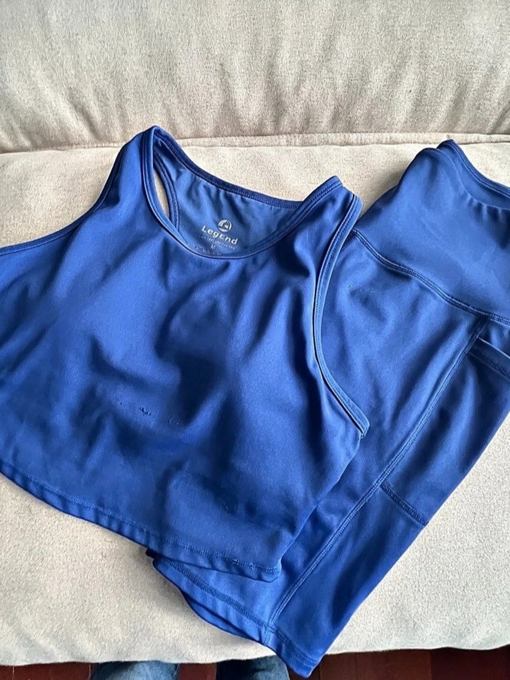 LegEnd Matching Athletic Set in Blue Size Medium